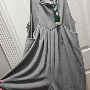 Halara waffle weave overalls size large. New with tags.